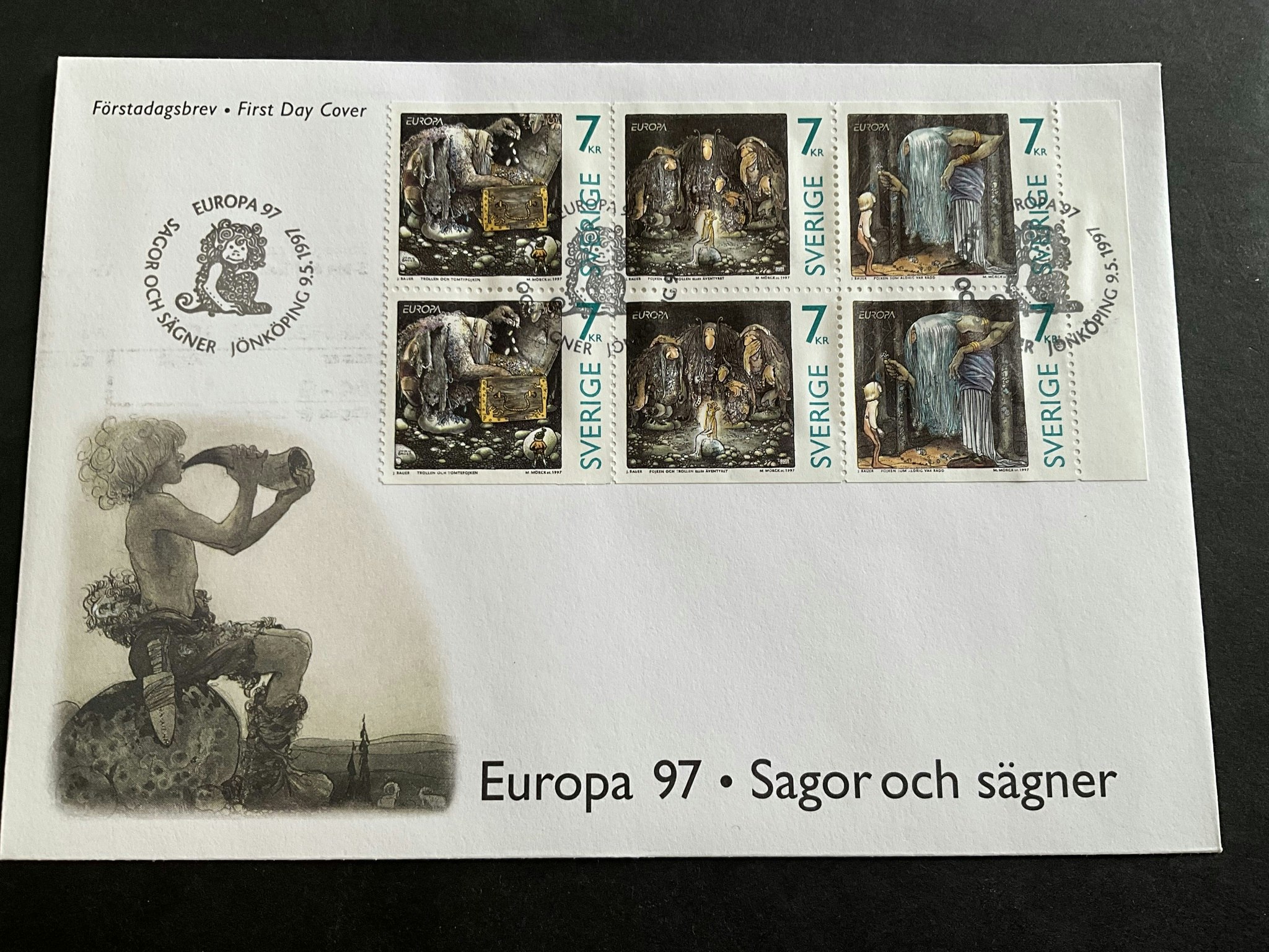 Sagor och legender facit nr 2023-2025 FDC