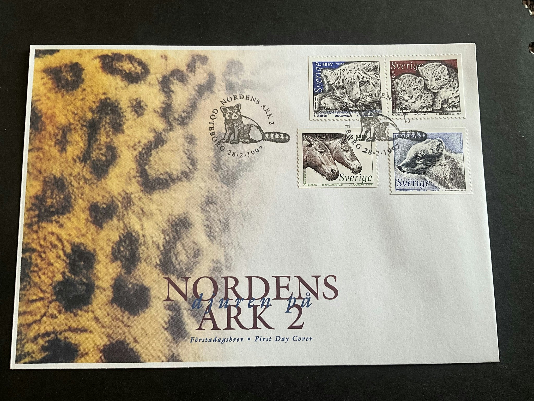 Nordens Ark 2 facit nr 2005-2008 FDC