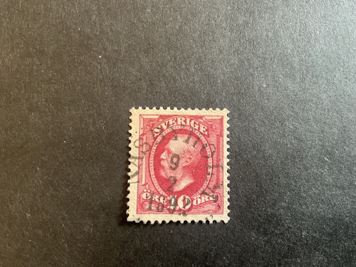 Oscar II facit 54 praktstämplat NÄSBYHOLM