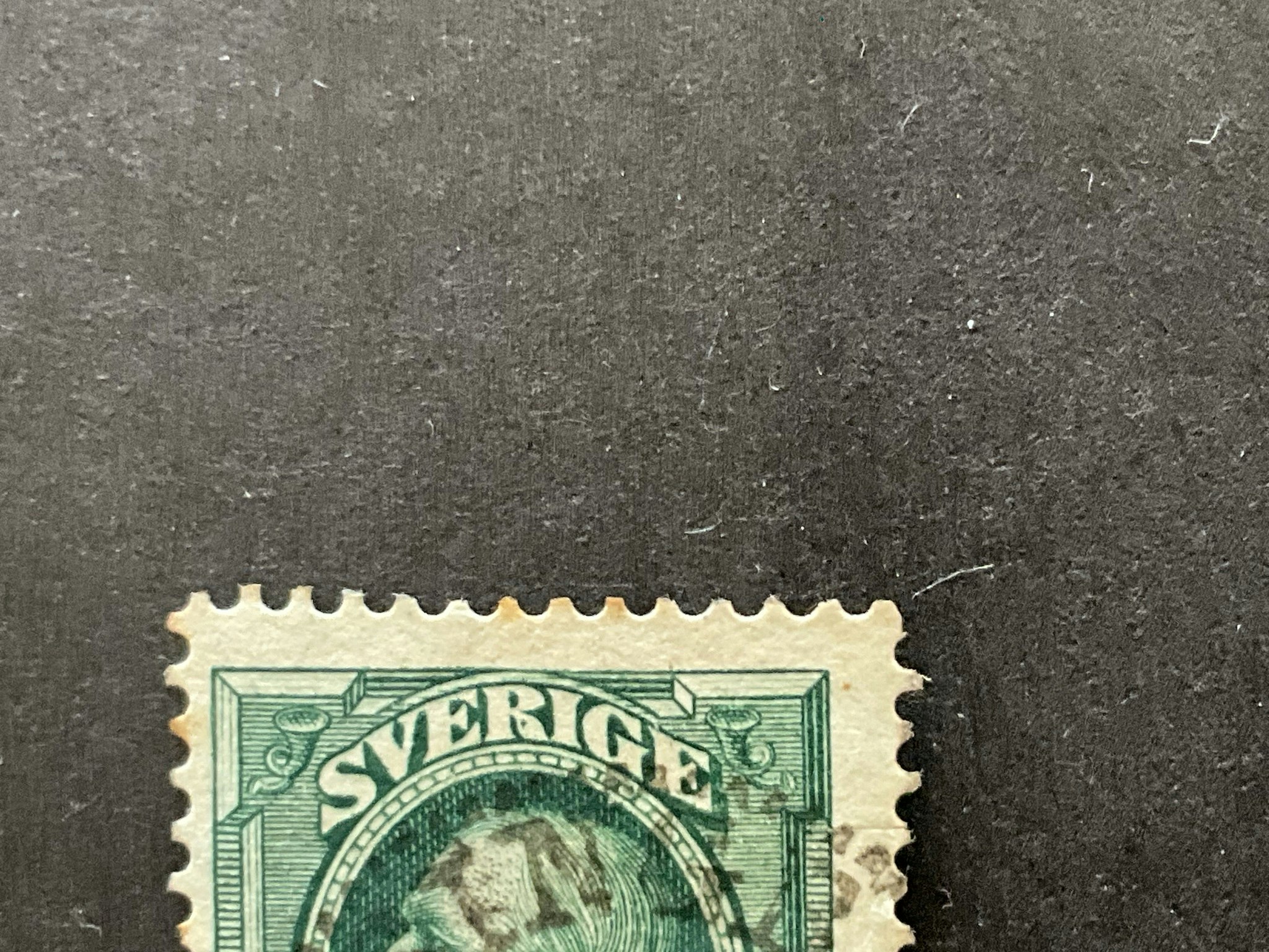 Oscar II facit 52 med punkt i R i Sverige