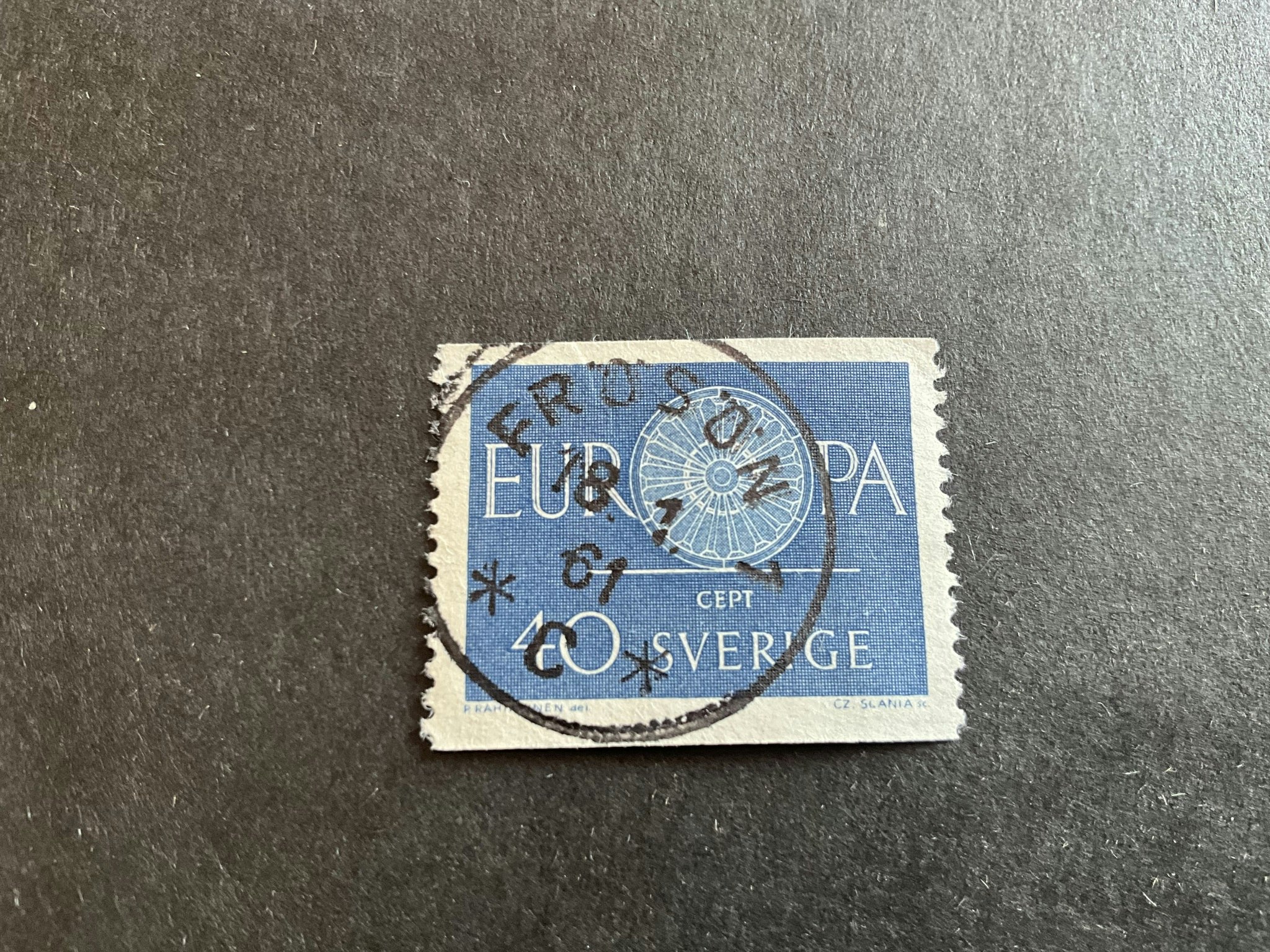 Europa I facit nr 517 praktstämplat FRÖSÖN