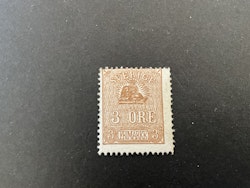Liggande lejon facit 14 B postfriskt märke