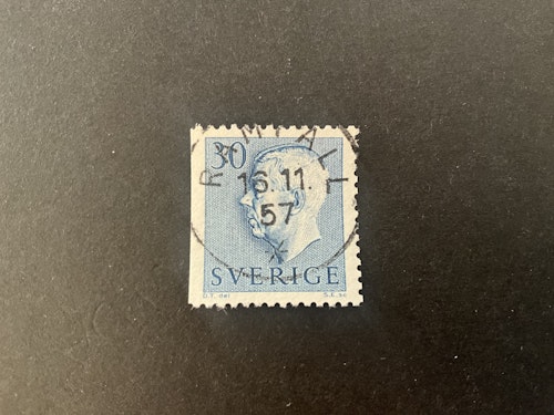 Gustaf VI Adolf facit nr 416 B1 praktstämplat RAMFALL