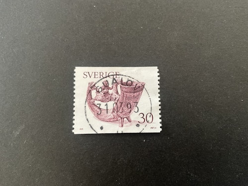 Dryckeshorn facit 973 praktstämplat GUALÖV , sista dag