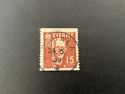Gustaf V 80 år facit 267 A praktstämplat PAJALA
