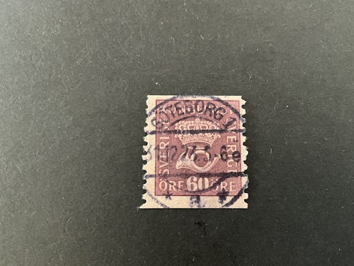 Postemblem facit nr 162 lyxstämplat GÖTEBORG 1