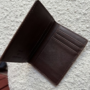Dark Brown smooth - Liten lommebok