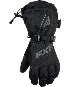 FXR Fusion Fingerhandske, Black/Charcoal