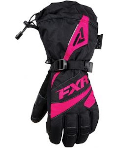 FXR Fusion Fingerhandske, Black/Fuchsia