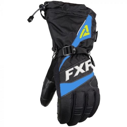 FXR Fuel Fingerhandske 20 Black/Blue/Hi Vis