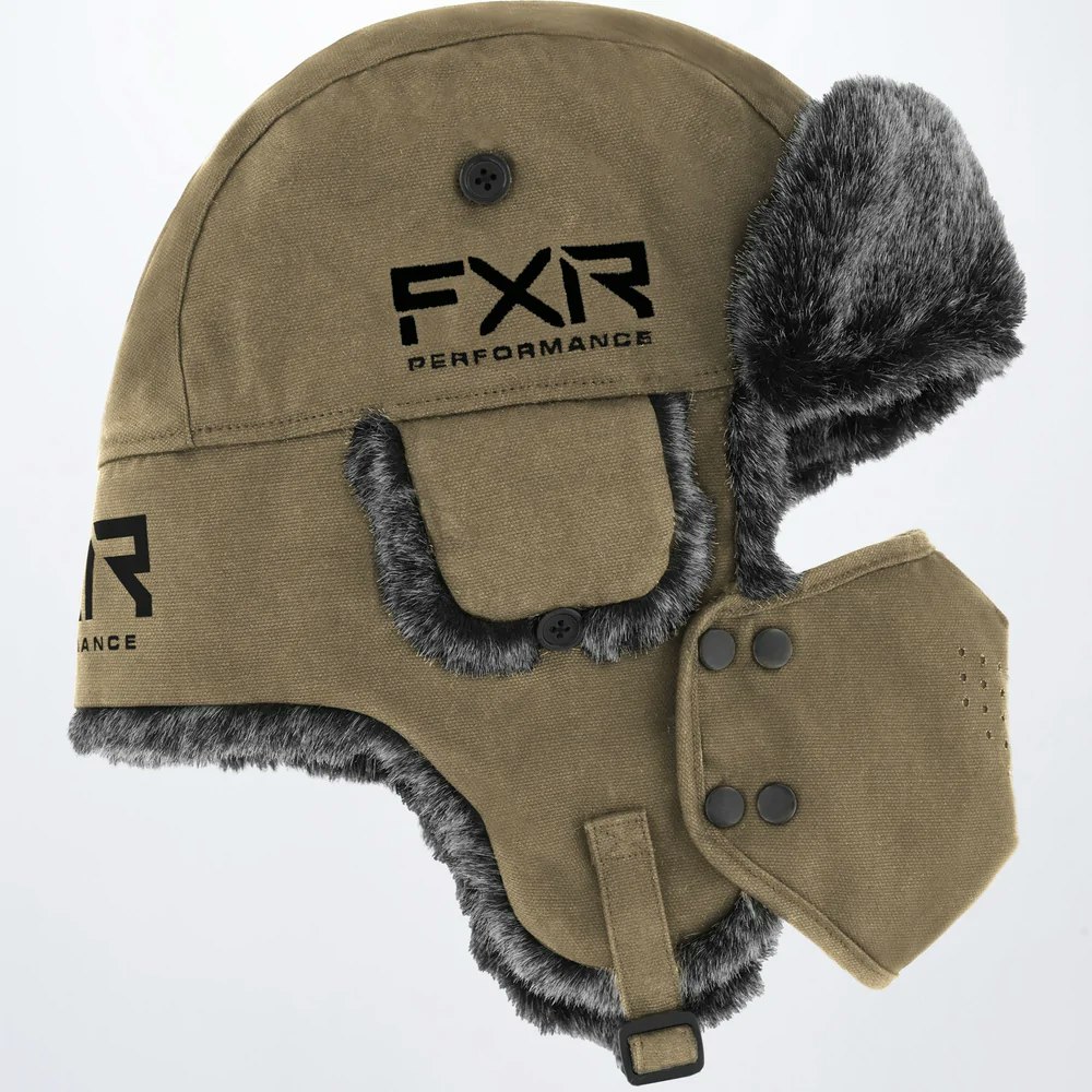 FXR Mössa Trapper Hat Black/Electric Pink