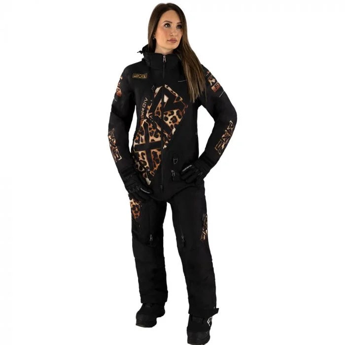 FXR CX Lite Skoteroverall 23 Black/Cheetah