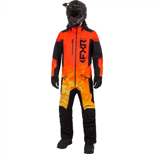 FXR Helium Lite Skoteroverall (Skal) 25 Black/Flame