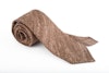 Solid Shantung Grenadine Tie - Untipped - Brown/Beige