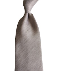 Melange Silk Tie - Untipped - Beige