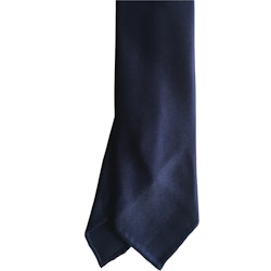 Solid 50 oz Silk Tie - Untipped -  Navy Blue