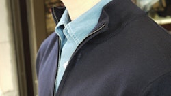 Half Zip Merinoull - Svart