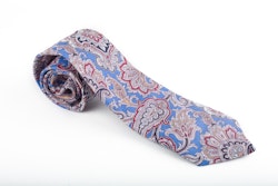 Kopia Cotton Paisley - Green/Grey/Light Blue