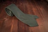 Solid Silk Grenadine Grossa Tie - Untipped - Forrest Green