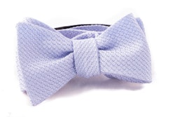 Solid Grenadine Grossa Bow Tie - Light Purple