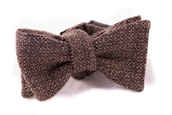 Self tie Cotton Bow Tie - Light Brown