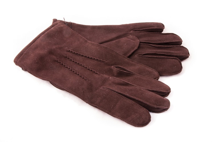 Suade Gloves - Brown