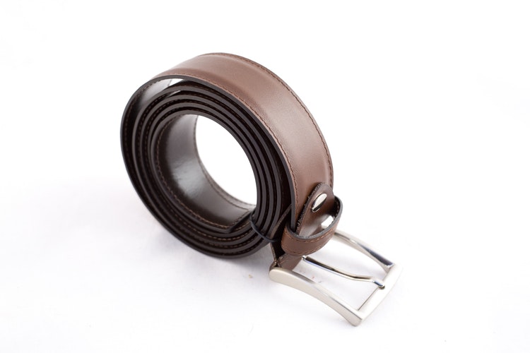 Calf Leather Belt - Brown