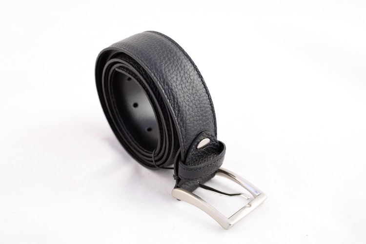 Calf Leather Belt - Black