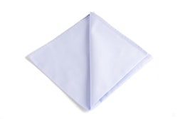 Solid Cotton Pocket Square - Light Blue