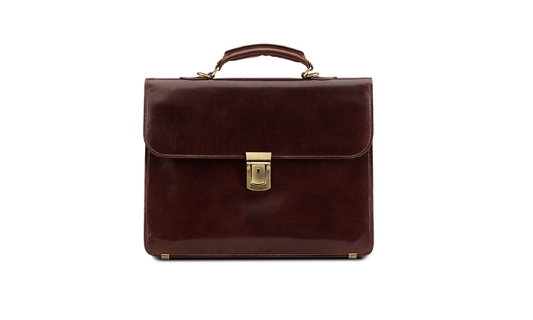 Briefcase - Brown Leather