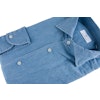 Enfärgad Denimskjorta - Cutaway - Ljusblå