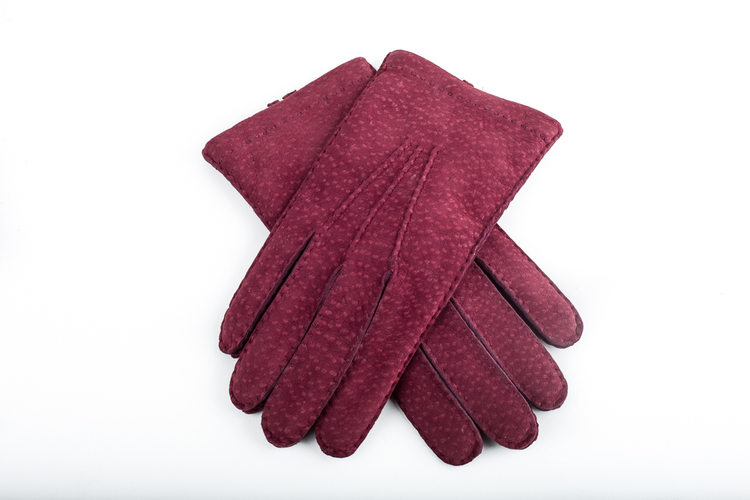 Carpincho Gloves - Burgundy