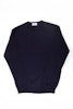 Crewneck Merino Pullover - Navy Blue