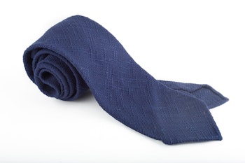 Linen Untipped Solid - Navy Blue