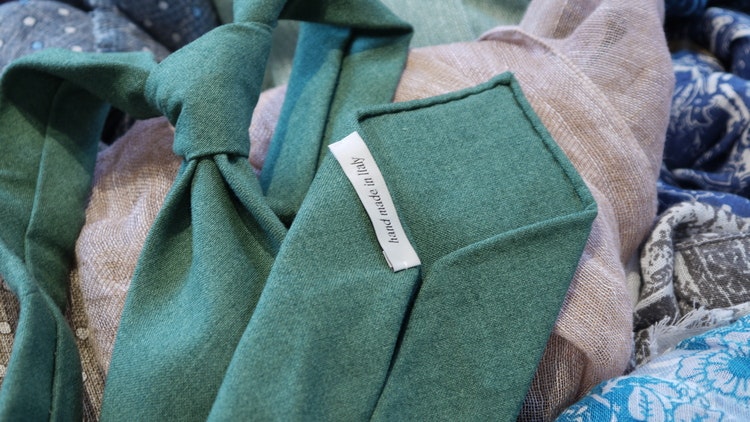 Linen Silk Cotton Untipped Solid - Green