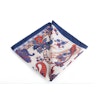 Silk Paisley - Beige/Navy Blue/Orange (45x45)