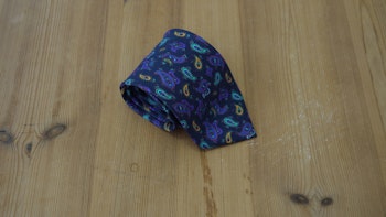 Printed Paisley - Navy Blue/Turquoise/Purple/Yellow