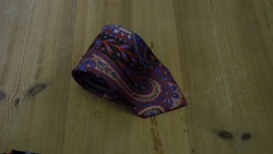 Printed Paisley - Brown/Mid Blue/Red/Beige