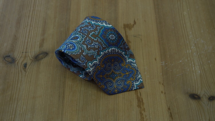 Printed Paisley - Beige/Light Blue/Turquoise/White