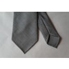 Glencheck Light Wool Tie - Untipped - Grey