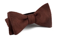 Self tie Shantung Solid - Brown