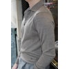 Long Sleeve Polo Merino - Beige