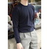 Crewneck Merino Pullover - Navy Blue