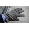 Suede Gloves - Grey