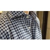 Check Flannel Shirt - Cutaway - Navy Blue/Light Blue