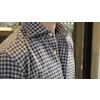 Check Flannel Shirt - Cutaway - Light Blue/Brown
