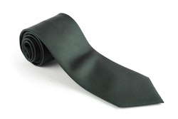 Solid Silk Tie - Dark Green