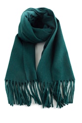 Solid Cashmere Scarf - Green