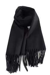 Solid Cashmere Scarf - Navy Blue
