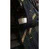 Regimental Silk Grenadine Tie - Untipped - Navy Blue/Green